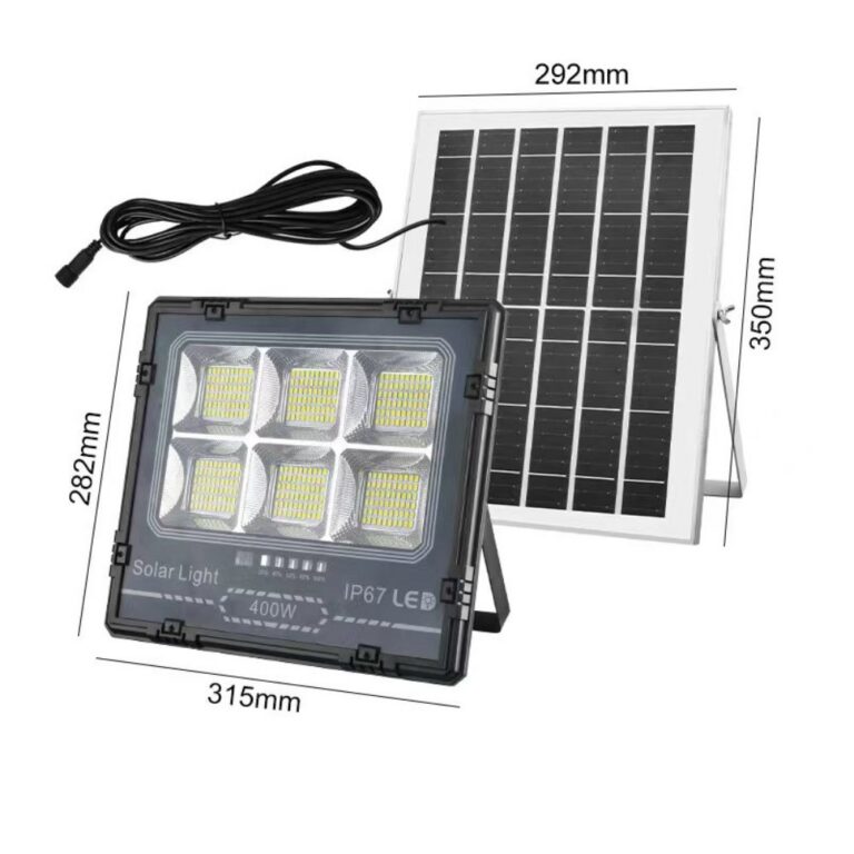 HB-T53 400W Solar-Powered Courtyard Light